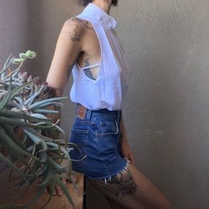 NWT- Free People sleeveless cut out turtleneck